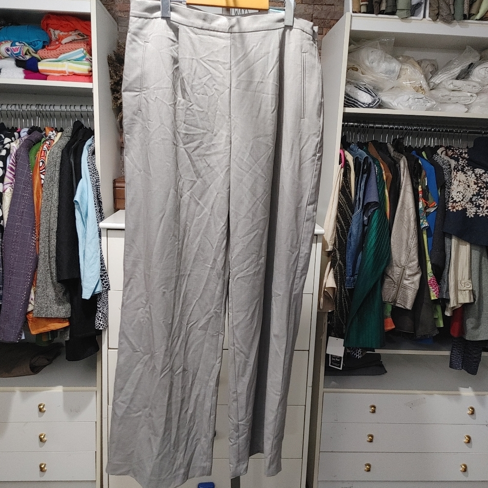 NWOT Reitmans Pants Gray Wide Legs Size 13